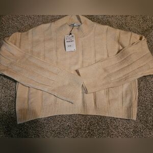 Zara Yellow Knit Pullover